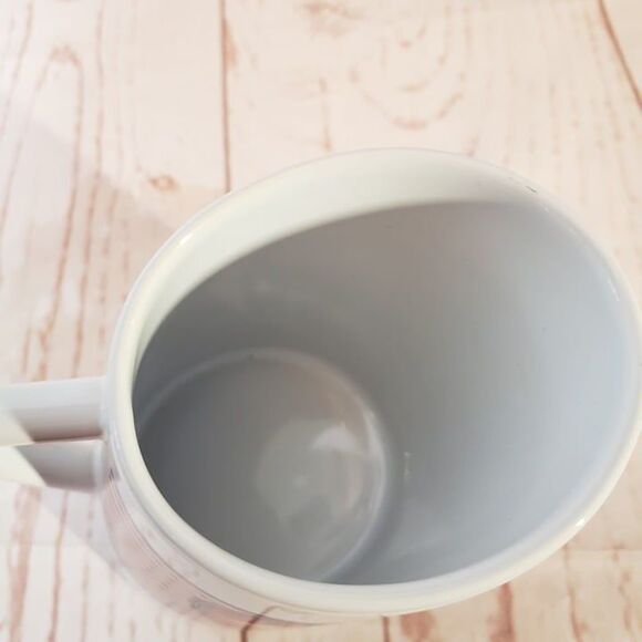 Vintage 90s Disney Mickey Mouse Cruise Line Red Stripe Leaning Mug Cup Souvenir - Picture 6 of 9